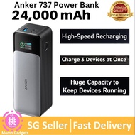 Anker 737 Powercore Power Bank 24,000mAh 3-Port Portable Charger with 140W Output, Smart Digital Dis