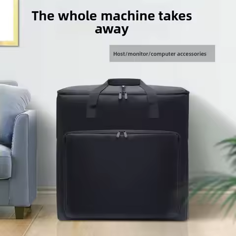 Desktop Computer Storage Bag, Monitor Keyboard 24-inch Computer Host Storage Bag 27-inch Computer Di