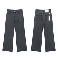 Maison Margiela MM6 Maison Margiela Water Rippled Micro-Roding Stacked Mens Jeans Trousers live broa