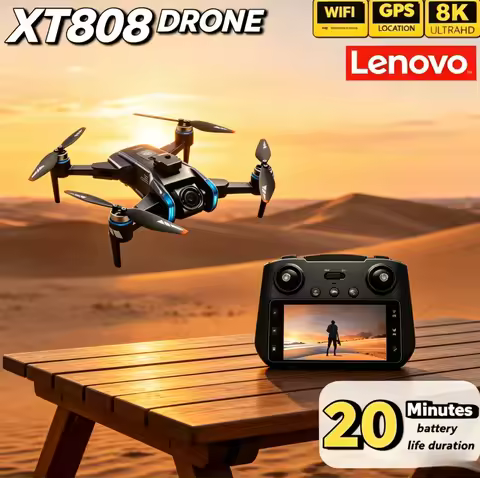 Lenovo XT808max GPS Brushless Motor Drone Professional HD Dual Camera Dron 5G WIFI FPV Foldable RC Q
