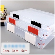 A4 Size File folder transparent 2cm/3cm/5cm thickness folder box waterproof file box