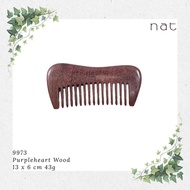 NAT Natural Purpleheart Wood Comb [9973]