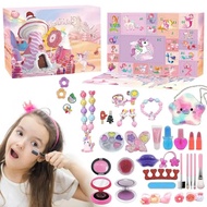 default Christmas Advent Calendar 2022 Kids 24 Days Countdown Calendar Makeup Toys Jewelry Bracelet Makeup Kit Christmas Countdown Gift