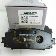 04465-46R02 100% ORIGINAL PERODUA PROGANTI ALZA 2014-2018 FRONT DISC BRAKE PAD