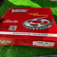 ♈ 🟧 chain sprocket set tmx supremo,fz16 sniper150,thunder 125
