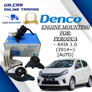 DENCO PERODUA AXIA 1.0 (2014~) (AUTO) ENGINE MOUNTING KIT SET PREMIUN QUALITY READY STOCK IN MALAYSIA