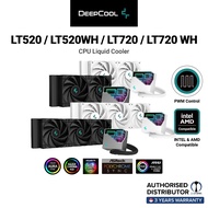 DEEPCOOL LT520 / LT720 / 240 AIO Liquid CPU Cooler, FK120 Fans [2 Color Options / LGA1700 Ready]