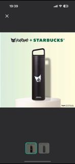 Kuromi x Starbucks 保溫瓶