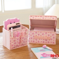 Korea Daiso Daiso Daiso Belly Bear Belly Bear Non-woven Table Storage Box Small Object Storage Table