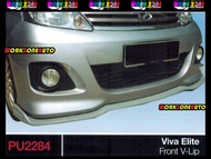 PU2284 Perodua Viva Elite PU Front V-lip Body kit Bodykit