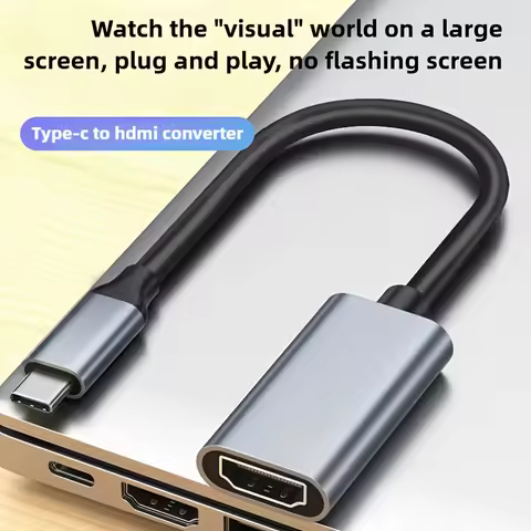 USB-C to HDTV Adapter, [High Speed, Thunderbolt 3/4] USB Type C to HDTV Adapter Groundbreaking Perfo