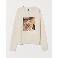 Crewneck hnm h&m 7 Rings Cream