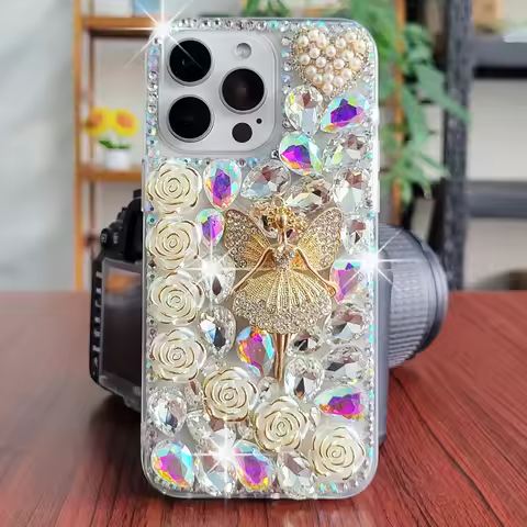 Diamond Case For LG Stylo 6 7 5 K52 K40S K92 5G K22 Plus K51 Cover Phone 3D Coque Bling Rhinestone