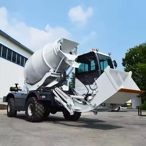 LANDWARD Concrete Transit Self Loading Concrete Mixer Truck Mini Diesel Self Loading Mobile Concrete