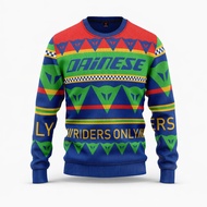 KNITWEAR D4IN3S3 RIDER ONLY GREEN - kain guni - 250gsm - kain memeri - vtg