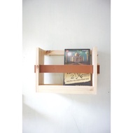 Rak Kayu Gantung Dinding Serbaguna Buku Minimalis Modern Aesthetic