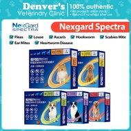 NexGard Spectra for Dogs - Flea & Tick Chewable Treatment & Worm Protection - Beef Flavor 1 Tablet