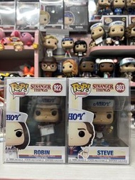 ［現貨］Funko Pop! Stranger Things 雪糕店員 Ahoy Robin 922 & Steve 803