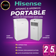 HISENSE / MIDEA Portable Air Conditioner 1.0hp / 1.5hp Non Inverter R32 / R410