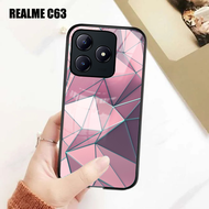 Softcase Realme C63 Terbaru 2024 dan Terlaris [GL143] Softcase Glass Kesing hp bisa bayar ditempat C