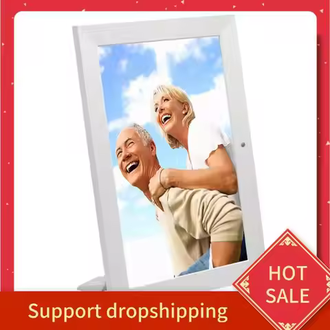 B44C 8In Screen Digital Photo Frame LED Backlight HD IPS 1280X800 Electronic Album Picture Music Mov