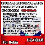 HSABAT Battery for Nokia BL-4B BL-4D BL-4C BL-4CT BL-4U BL-5B BL-5BT BL-5C BL-5CT  BL-5J BP-5M BP-6X