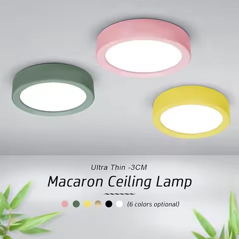 LED Downlight Modern Colorful Ceiling Lamp Surface Mounted Spot Led 5W 7W 10W 15W Ultra Thin Bedroom