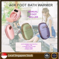 ACK Foot bath 2024 Electric Folding Foot warmer/Massager Bucket Machine Heating Foot Spa Massage Bucket Heat Bubble Foot