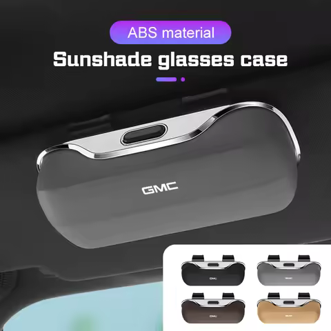 Sunglasses Case For GMC Terrain Sierra 1500 Yukon Acadia Savana Hummer Granite H3 Car Sun Visor Glas