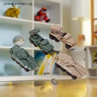 JE 4pcs/set 1/144 Soviet BM21 Hail Rocket Launcher Italy Centaur B1 Tank 4D Steel Ball  Model Slidin