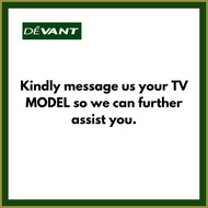 ✉ △ ☪ Devant Remote Control 40UHV200/ 50UHV200/ 55AVC400/ 55UHV200/ 65UHD200/ 50DTV700(A0316-UP)/ 5