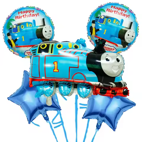Thomas Friends Balloon Set Holiday Balloon Decoration Birthday Party Latex Balloon Digital Balloon B