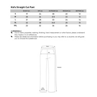 ELGINI E16246 Children'S Straight Cut Pants S-XXL | Kids' Straight Cut