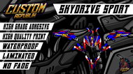 Suzuki Skydrive Sport JRP Decals Set