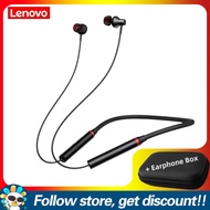 Lenovo HE05X Wireless Earbuds Add Faaeal PU Square Storage Box Bluetooth 5.0 Neckband Earphone IPX5 