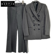 優衣庫灰色 25 週年紀念 UNIQLO C 雙層外套和喇叭褲套裝 S/未標明尺寸 [二手]