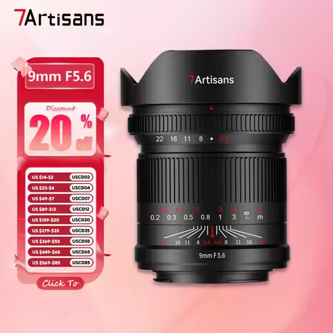 7artisans 9mm F5.6 ASPH. Full Frame with Rear ND Filter for Humanities Photography with Sony E A7RII
