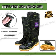 {ORANG ASLI} ASKAR COLOUR RUBBER BOOTS / KASUT GETAH ASKAR PANJANG / BOOTS GETAH ASKAR TINGGI  (SIZE