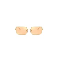[RayBan] Sunglasses 0RB1969 Rectangle 001 / B4 Photo Orange Mirror Gold 54