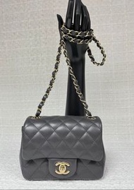 Chanel cf mini 17cm 24B 深灰