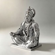 Silver/gold/beige/black jade colored Lord Hanuman statue Hindu god 泰國聖物 金銀黑白色猴神 哈努曼印度神像