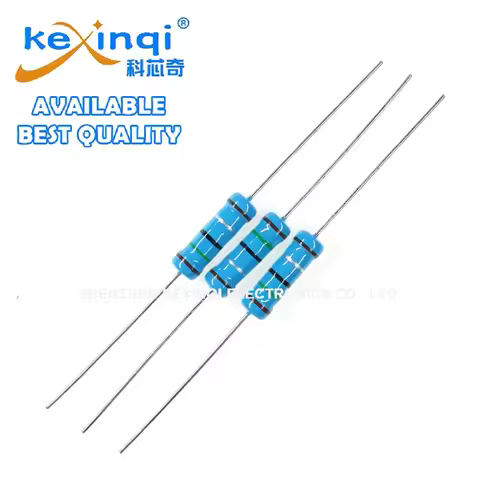 (10pcs) 1W Metal Film Resistors 1% 100R 1K 100K 10K 1M 330R 10R 120R 1R 200R 220K 4.7K 250R Ohm Resi