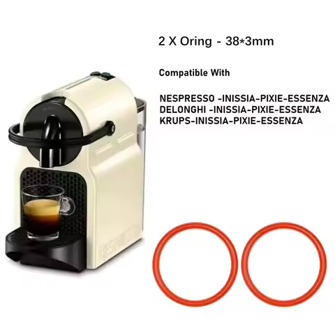 O-ring Gasket Silicone Sealing Ring for Nespresso INISSIA/Pixie/Essenza/Krups/Delonghi Capsule Coffe