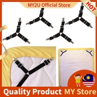 Home & Living[Ready Stock] 4*Pcs BedSheet Clip Clipper Holder Bed Sheet Gripper Mattress Klip Cadar 