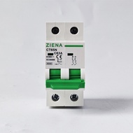 ZIENA Breaker เบรกเกอร์ DC 550v 2P  32A/63Aสำหรับโซล่าเซลล์   สินค้าพร้อมส่งจากไทย