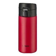 TIGER - 不銹鋼彈蓋保溫瓶 紅色 0.36L