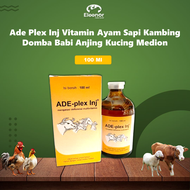 Ade Plex Medion Inj 100 ml Vitamin Sapi Kambing Domba Babi Anjing Kucing Ayam