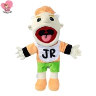 【New Arrival】Boy Jeffy Hand Puppet with Movable Mouth Cody Junior Joseph Plush Dolls 15.7IN for Play House Kid Child Birthday Gift