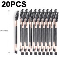 🔥Hàng sẵn có🔥40 cái hai đầu cọ kẻ lông mày dạng góc Lược chải mi cọ trang điểm chuyên nghiệp cho lôn