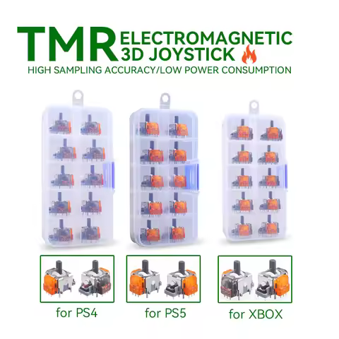 TMR Hall Effect Joystick 3D Analog Stick Sensor Replacement for PS5/PS4/Xbox Series X/S Controller R